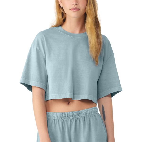 Women's Heavyweight Garment Dyed Cropped Tee Thumbnail